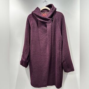 MaxMara Women's Deep Purple Teddy Jacket